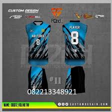 Jual jersey bola,volly,baju badminton,perlengkapan olahraga. Kostum Voli Printing Mizuno Motif Voline Tni