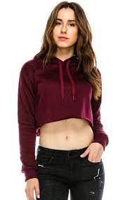 The Classic Women S Cropped Drawstring Hoodie Theclassic Loose Cropped Croptop Longsleeve Drawstring Hoodies Swe Belly Shirts Hoodies Drawstring Hoodie