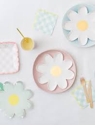 Here's your chance to provide. Daisy Plates Assorted Daisy Plate Daisy Small Plates Etsy Daisy Party Easter Design Easter Pottery