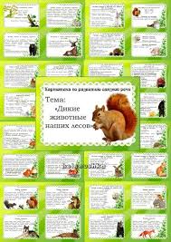 дидактические игры по развитию связной речи в младшей группе Kartoteka Po Razvitiyu Svyaznoj Rechi Tema Dikie Zhivotnye Nashih Lesov Detsad Dikie Zhivotnye Zhivotnye Kartinki Domashnih Zhivotnyh