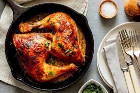 Harissa Roasted Chicken Marylands A Fork And A Pencil Roast Chicken Marinade Harissa Chicken Chicken Recipes