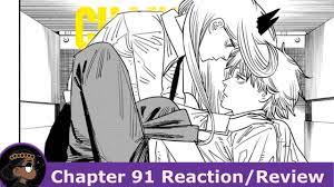 A Power(ful) Goodbye...Chainsaw Man Chapter 91 Reaction! | 悠 - YouTube