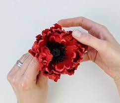 No Tool Flower Making Tutorials For Beginners Leather Flowers Flower Accessories Flower Crafts