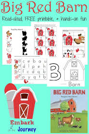 Printable Big Red Barn Book Activities For Preschool Farm Theme Preschool Farm Preschool Read Aloud Activities