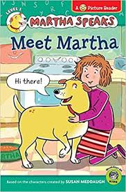 Martha the dog eats alphabet soup and gains the power of speech. Amazon Com Meet Martha Martha Speaks Green Light Readers Level 1 9780547210797 Barss Karen Meddaugh Susan Books