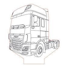 720 x 415 jpg pixel. Daf Xf 106 Truck 3d Illusion Lamp Plan Vector File For Laser And Cnc 3bee Studio 3d Illusion Lamp 3d Illusions Cool Car Drawings