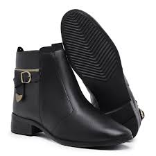Bota Coturno Cano Baixo Feminino Estilo e Conforto Lançamento