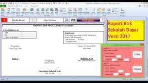 Tutorial aplikasi raport k13 2018 terbaru menggunakan aplikasi k13 profesional cara membuat format tabel daftar nilai di excel rumus dan fungsi excel untuk membuat leger dan raport bag 2 tutorial gratis, raport k13 sd revisi 2018 / 2019 perbaikan rumus deskripsi apk13sd 2018. Format Raport K13 Sd Versi 2017 Sesuai Permen 23 Tahun 2016 Youtube