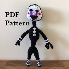 PUPPET Five Nights at Freddy's Crochet Pattern DIGITAL - Etsy Finland