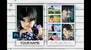 Save it as a jpg, png, png transparent, or pdf. How To Create Your Own Model Comp Card In Photoshop Template 01 Youtube