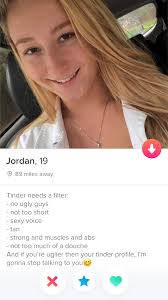 While most guys swipe based on pictures alone, girls are much more selective when deciding what profiles to swipe on. Funny Tinder Bios Women Apps Better Than Tinder Reddit Innabox