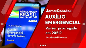 O auxílio emergencial foi anunciado pelo governo em 7 de abril. Auxilio Emergencial Vai Ser Prorrogado Em 2021 Rede Jornal Contabil Contabilidade Mei Credito Inss Receita Federal