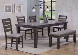 Shades of gray dining room. Bardstown 6 Piece Dining Table Set Gray Home Furniture Plus Bedding
