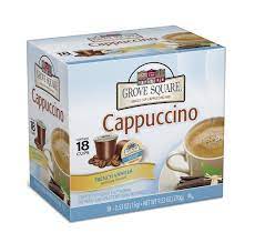 4.9 out of 5 stars based on 105 product ratings(105). Grove Square Cappuccino French Vanilla 18 Single Serve Cups Pack Of 3 Amazon Com Grocery Gourmet Food