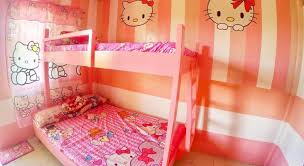 Hello kitty bedroom hello kitty house hello kitty items hallo kitty here kitty kitty beds for kids girls kid beds bedroom furniture sets bedroom decor. Hello Kitty Tagaytay Staycation Good For 10 Persons Entire Apartment Deals Photos Reviews