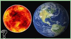 The earth is approximately 7,926 miles in diameter, while the sun is roughly 900,000 miles in diameter. What If The Earth Was Bigger Than The Sun Youtube