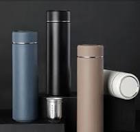 500ml Straight Body Vacuum Cup SS304 Business Office Water Cup