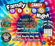 Peace, Love, & BINGO! Family Candy Bingo Night