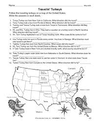 Thanksgiving Worksheet Map Skills The Mailbox Thanksgiving Worksheets Map Skills Thanksgiving Units