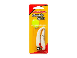 Johnson Beetle Spin 1 4oz White Red Dot Chart Soft Plastic Jerk Bait Spinner Bait