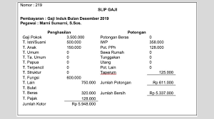 Check spelling or type a new query. 5 Contoh Slip Gaji Karyawan Beserta Rinciannya Lengkap
