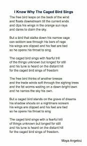 I Know Why The Caged Bird Sings Maya Angelou Poems Poetry Quotes Poems