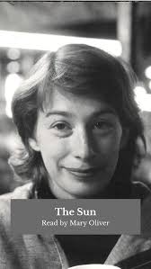 The Sun read by @maryoliverofficial ☀️, Follow @maryoliverofficial for more  readings, poems, and never before seen images! ✨, (and, check out our  static post of this poem for some context