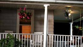 Screened in front porch images. How To Enclose Your Front Porch To Build A Screened In Porch On A Budget Video Hgtv