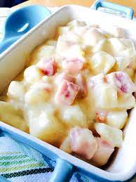 ● in a large bowl toss together 8. Ham And Potato Casserole With Cheese Leftover Ham Recipe West Via Midwest