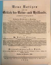 Maldigestion (schlechte verdauung des fetts) wg.; Froriep Neue Notizen Aus Dem Gebiete Der Natur Und Heilkunde 1842