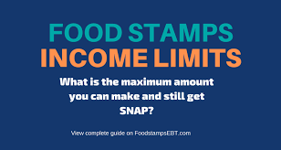 Food Stamps Income Limits 2020 Food Stamps Ebt