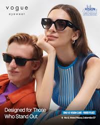 Sunglasses aren't just an accessory, they're a statement. Make your  Vogue.✨😇 Visit us at our Ward Place Store today! Call us for more  information