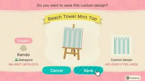Beach Towels Designed By Kendo Of Gabgooi Acnh Custom Designs New Animal Crossing Animal Crossing Animal Crossing Game
