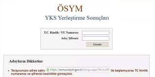 Ösym, yükseköğretim kurumları sınavı (yks) sonuçlarını açıkladı. Icwlp7d7bvlwom