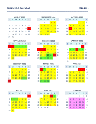 A este calendario, para el 2020, hay que añadir los días de fiesta de ámbito local que haya determinado cada municipio y así aparezcan publicados en el. Calendario Escolar Galapagos International Montessori School