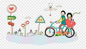 Kebersamaan kebersamaan adalah tanda persatuan antara sesama teman,kerabat atau pacar. Bersepeda Sepeda Signifikan Lainnya Kartun Romantis Kartun Pria Dan Wanita Bersepeda Cinta Karakter Kartun Png Pngegg