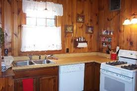 knotty pine kitchen