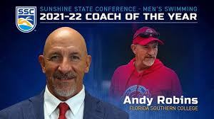 2022 SSC Men's Swimmer, Coach, and Freshman of the Year Announced