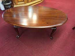 Pennsylvania house oval coffee table in solid cherry. Pennsylvania House Cherry Coffee Table