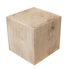Lleva a leroy merlin siempre contigo. Cube Chene L 19 X P 19 Cm Ep 190 Mm Cubes Cube En Bois Chene Massif