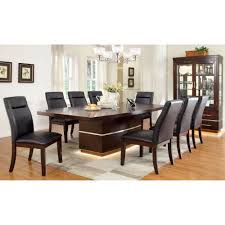 Furniture Of America Langfield Modern Dining Table With Extension Leaf Dining Sets Modern