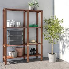 Tordh Regal Aussen Braun Las Mehr Erfahren Ikea Osterreich Shelving Unit Ikea Outdoor Furniture Outdoor Storage Bench