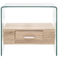 Die schublade muss geleimt werden, ansonsten guter zustand! Vidaxl Couchtisch Mit Schublade Hartglas Beistelltisch Nachttisch Glastisch Eur 110 99 Picclick De