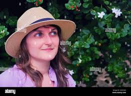 Girl jasmine flowers hi-res stock photography and images