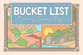 Dogs love to chew on bones, run and fetch balls, and find more time to play! Bucket List Coloring Journal Pages Plr Planneriffic Planners Journals Printables Plr Low Content With Commercial Rights