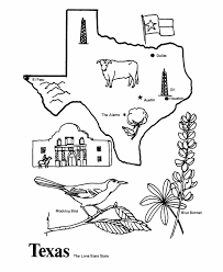 Texas Coloring Pages Coloring Home