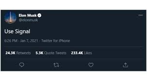 Untuk diketahui, signal adalah aplikasi pesan instan seperti whatsapp, yang dibuat signal. Elon Musk Wants You To Reject Whatsapp And Use Signal Here S Why