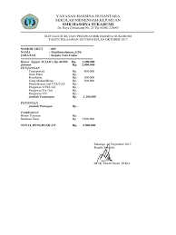 Contoh surat keterangan gaji honorer co. Slip Gaji Guru Yayasan Dikbud