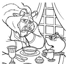 More than 14000 coloring pages. Printable Beauty And The Beast Coloring Pages Pdf Coloringfile Com