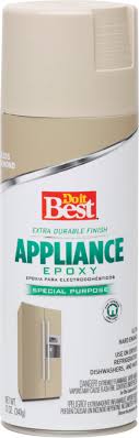 Choose an enamel paint specifically made for stoves to ensure it is clean the stove. Buy Do It Best Epoxy Enamel Appliance Spray Paint 12 Oz White